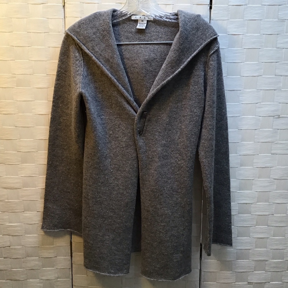CAbi Gray Women's Sweater Cardigan